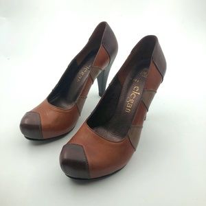 HANDMADE LEATHER PLATFORM WOMAN HEELS